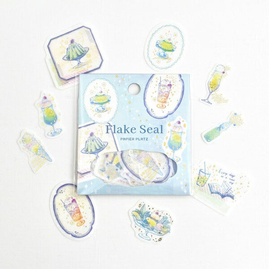 nonnlala 金箔入りフレークシール 2種類セット