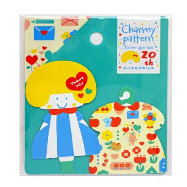 mizutama Charmy patternステッカーセット 4種類セット