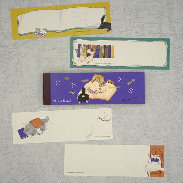 My dear cats 一筆メモ 4種類セット