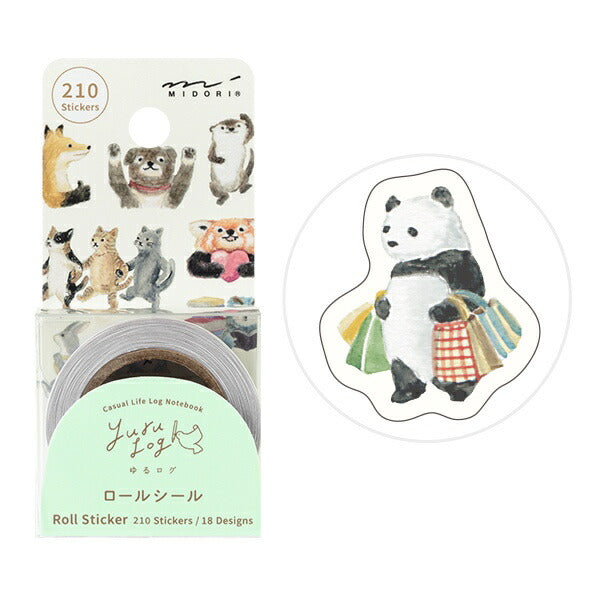 ロールシール ゆるログ ロールシール 動物気持ち柄 – ぶんぐマート