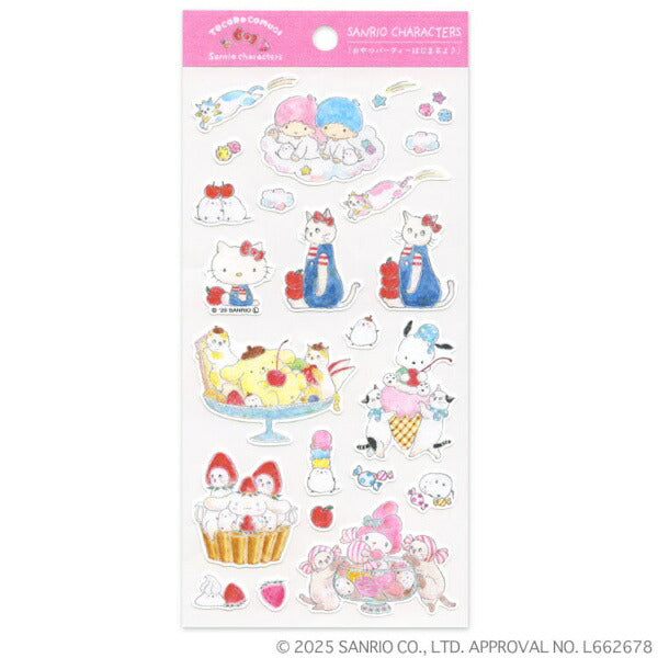 トコロコムギ × サンリオ コットンシール 4種類セット