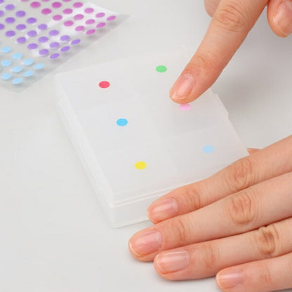 ニトムズ STALOGY マスキング 丸シール 5mm 6種類セット