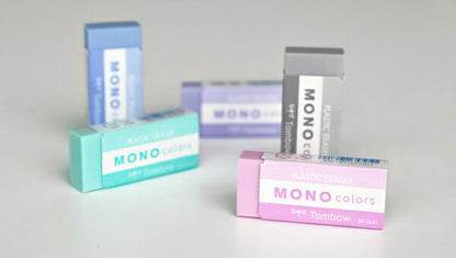 モノカラーズ 消しゴム 5色セット MONO Tombow トンボ鉛筆