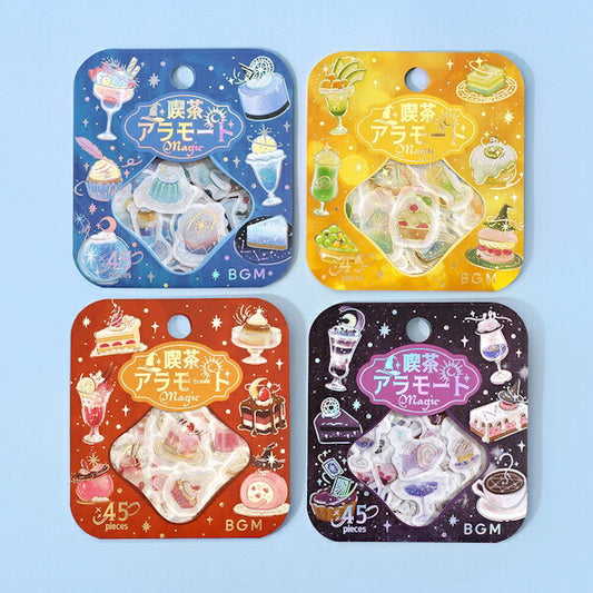 喫茶アラモード マジック フレークシール 4種類セット