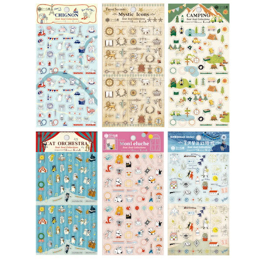 シール堂印刷 シートシール 6種類セット