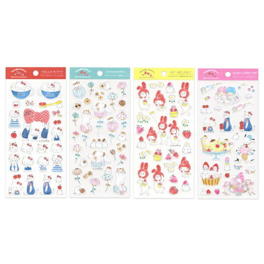 トコロコムギ × サンリオ コットンシール 4種類セット