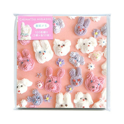 東ちなつ裏紙メモ 4種類セット