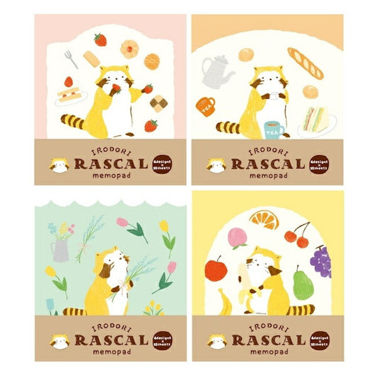 ラスカル×古川紙工 メモパッド 4種類セット