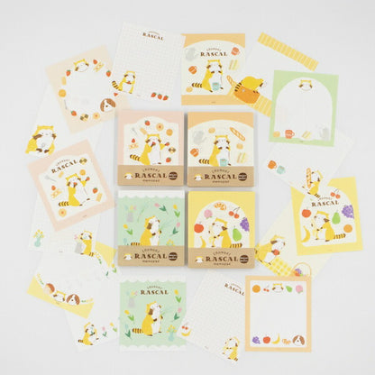 ラスカル×古川紙工 メモパッド 4種類セット