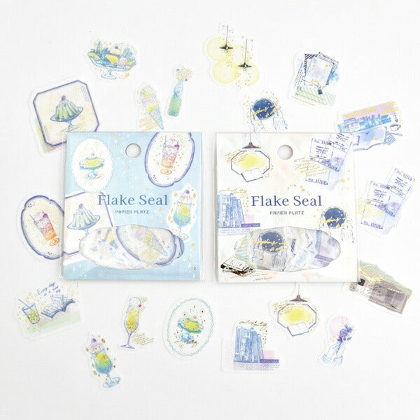 nonnlala 金箔入りフレークシール 2種類セット