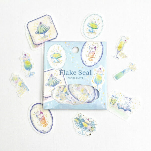 nonnlala 金箔入りフレークシール 2種類セット