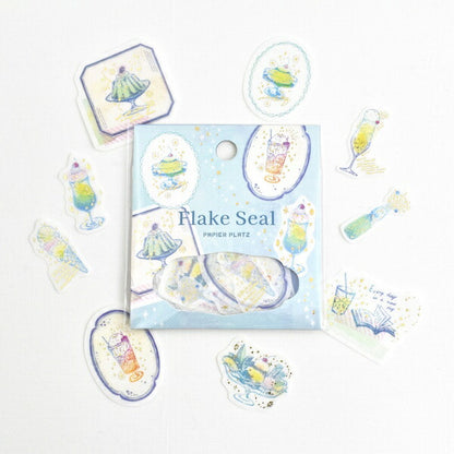 nonnlala 金箔入りフレークシール 2種類セット