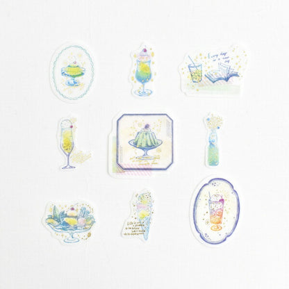 nonnlala 金箔入りフレークシール 2種類セット