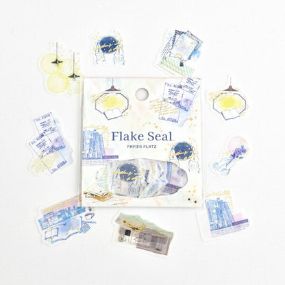 nonnlala 金箔入りフレークシール 2種類セット