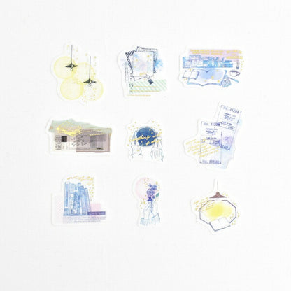 nonnlala 金箔入りフレークシール 2種類セット