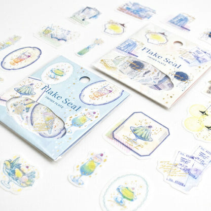 nonnlala 金箔入りフレークシール 2種類セット