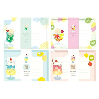 古川紙工 夏限定デザイン レターセット 4種類セット