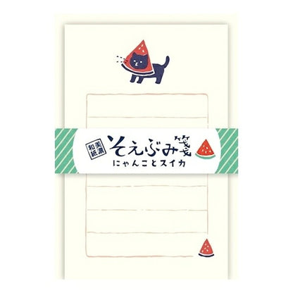 古川紙工 夏限定デザイン そえぶみ箋 2種類セット