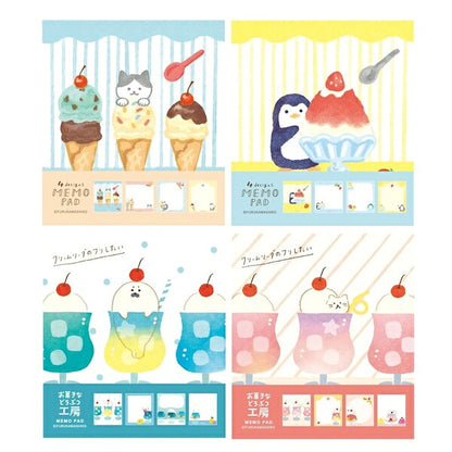 古川紙工 夏限定デザイン メモパッド 4種類セット