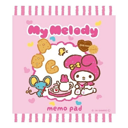 古川紙工 サンリオキャラクターズおやつパーティー メモパッド 8種類セット