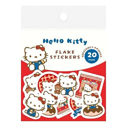 古川紙工 サンリオキャラクターズおやつパーティー 和紙フレークシール 8種類セット