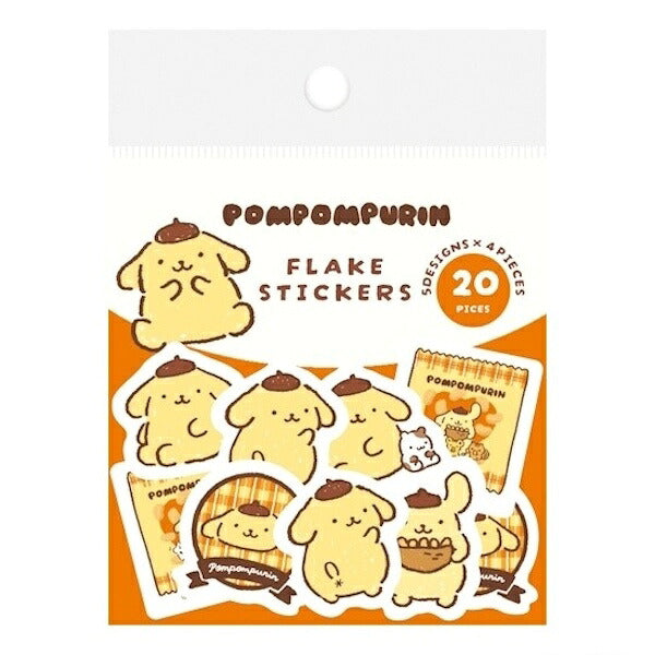 古川紙工 サンリオキャラクターズおやつパーティー 和紙フレークシール 8種類セット