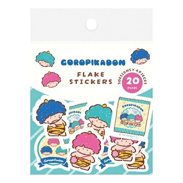 古川紙工 サンリオキャラクターズおやつパーティー 和紙フレークシール 8種類セット