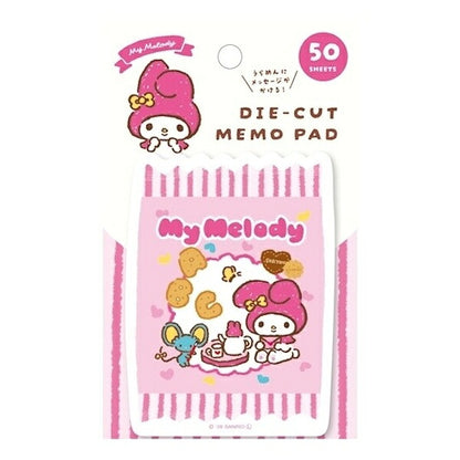 古川紙工 サンリオキャラクターズおやつパーティー ダイカットメモ 8種類セット