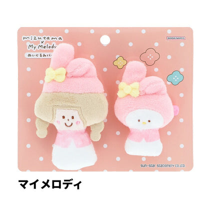 mizutama サンリオキャラクターズ コラボ 第2弾 ぬいぐるみバッジ 4種類セット