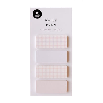 スワテリエ SUATELIER 付箋 daily plan 4種類セット