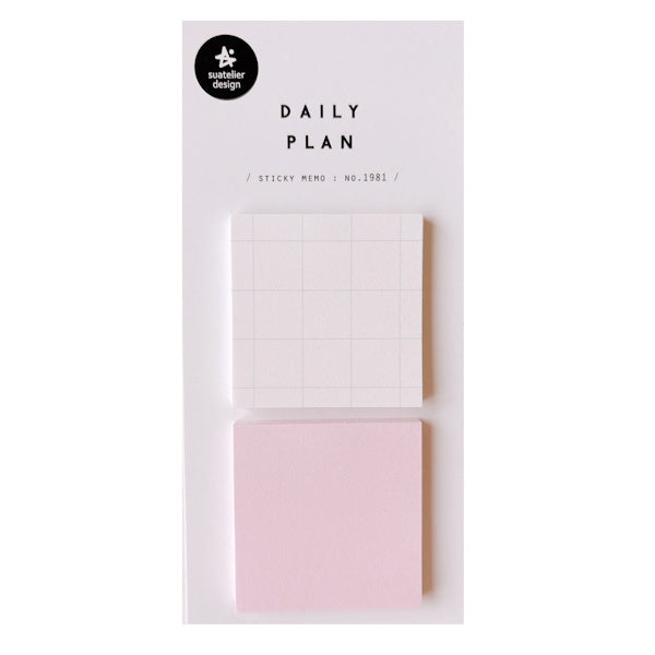 スワテリエ SUATELIER 付箋 daily plan 4種類セット