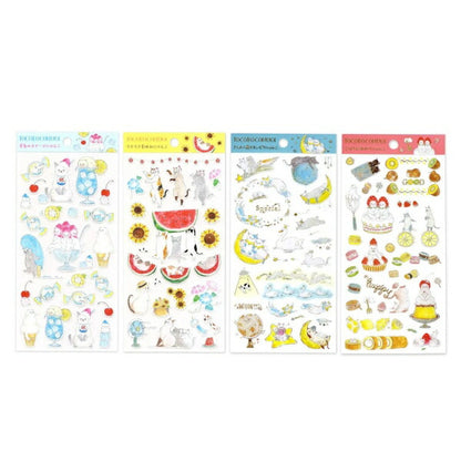 トコロコムギ シートシール 4種類セット