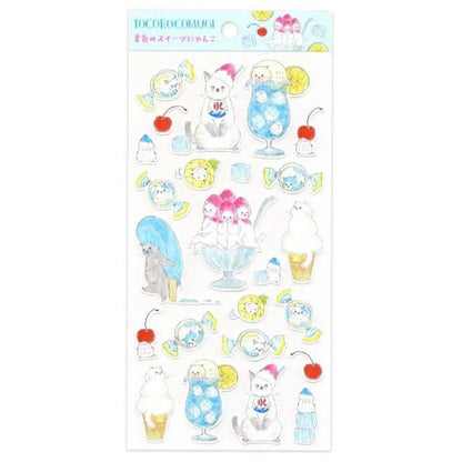 トコロコムギ シートシール 4種類セット