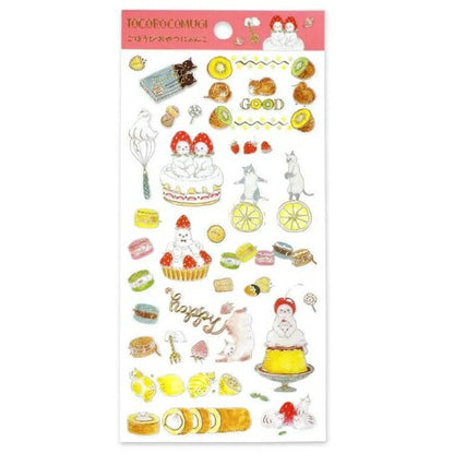 トコロコムギ シートシール 4種類セット