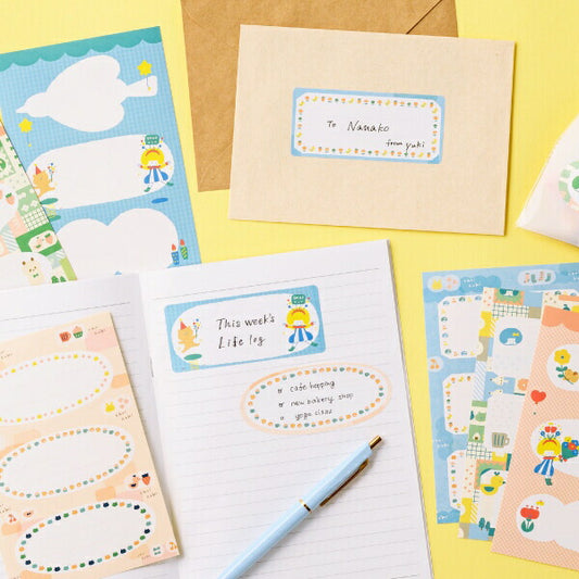 mizutama ちょい書きシール 6種類セット