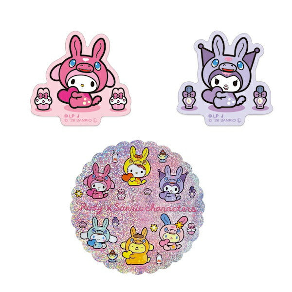 RODY × サンリオキャラクターズ ステッカーセット 3種類セット