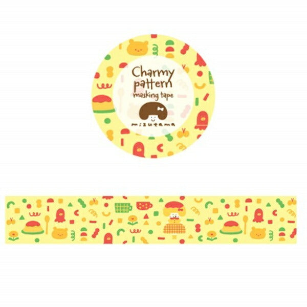 mizutama Charmy patternマスキングテープ 8種類セット