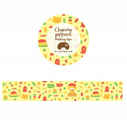mizutama Charmy patternマスキングテープ 8種類セット
