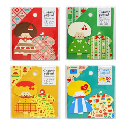mizutama Charmy patternステッカーセット 4種類セット