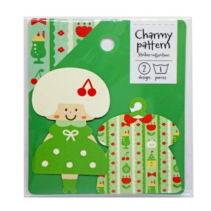 mizutama Charmy patternステッカーセット 4種類セット