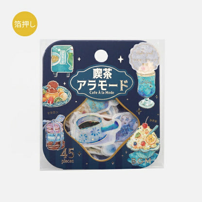 フレークシール 箔押し 喫茶アラモード 4種類セット