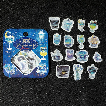 フレークシール 箔押し 喫茶アラモード 宙 4種類セット