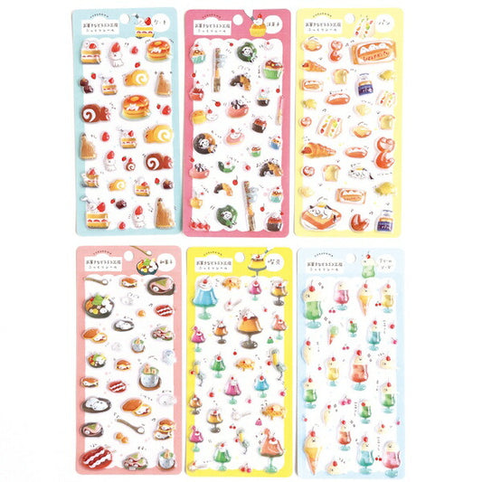 ぷっくりシールシート 6種類セット