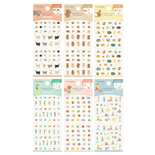 ちょこペタシール 6種類セット