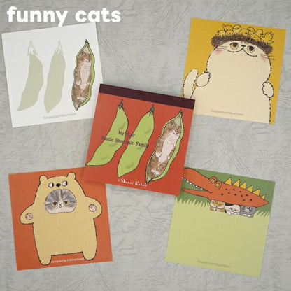 My dear cats ブロックメモ 4種類セット