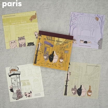 My dear cats ブロックメモ 4種類セット