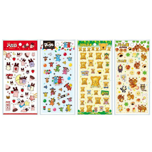 おやつマーケット ぷくシャカシール 4種類セット
