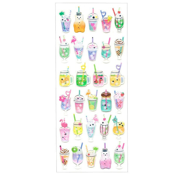 夏柄ドロップシール 3種類セット