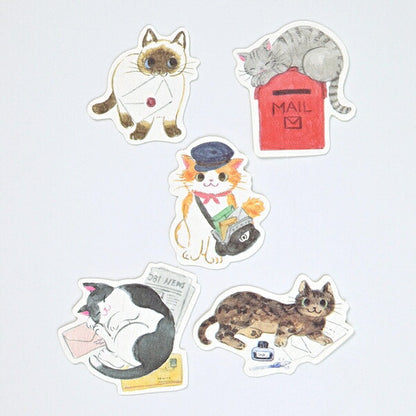 ねころび フレークシール 4種類セット