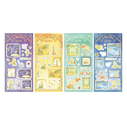 星の王子さま 箔押しシールシート 4種類セット